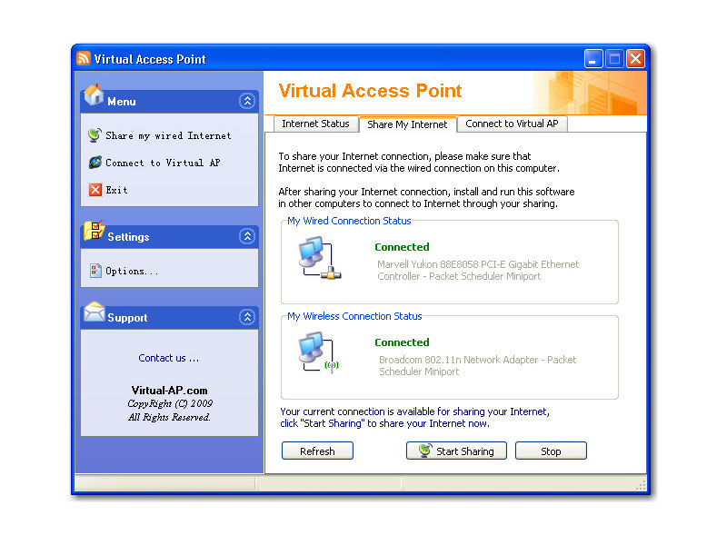 Click to view Virtual Access Point Tool 3.5 screenshot